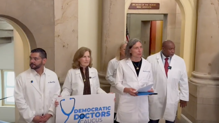 Democratic Doctors' Capitol Protest Becomes Tourist Comedy Show
